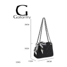 Parisbags női válltáska - C-0133-Fekete 