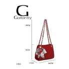 Parisbags női válltáska - C-0133-Piros 