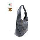 Parisbags női kézitáska - CUIR-01257 Black 