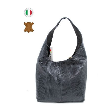 Parisbags női kézitáska - CUIR-01257 Black 