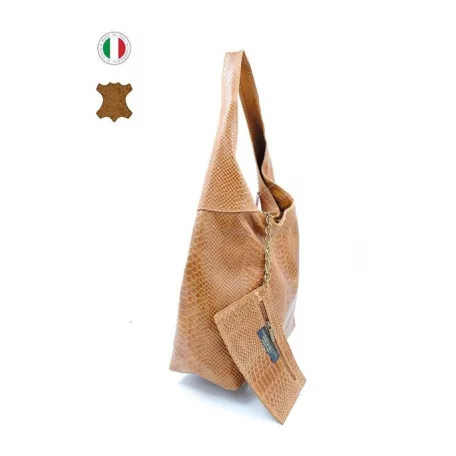Parisbags női kézitáska - CUIR-01257 Brown 