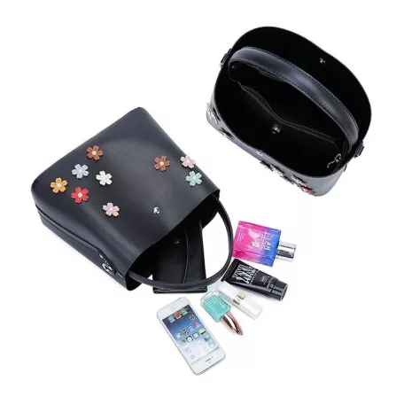 Parisbags női kézitáska - DQ-8578-Fekete 