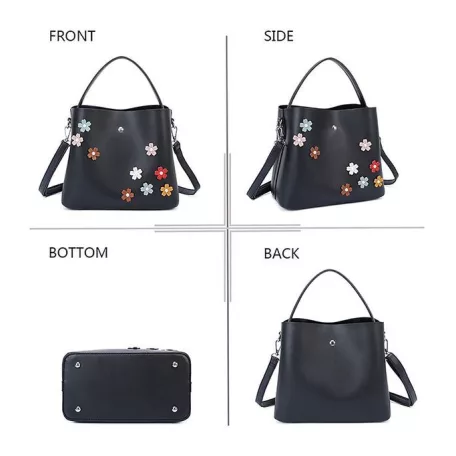 Parisbags női kézitáska - DQ-8578-Fekete 