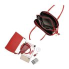 Parisbags női válltáska - DQ-8661-Piros 