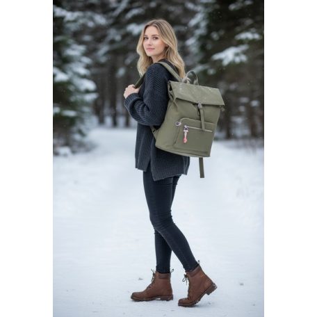 Parisbags női hátitáska - H172-zold 