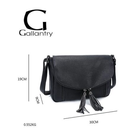 Parisbags női válltáska - HJ-6721-1-Fekete 