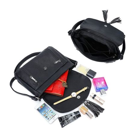 Parisbags női válltáska - HJ-6721-1-Fekete 