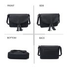 Parisbags női válltáska - HJ-6721-1-Fekete 