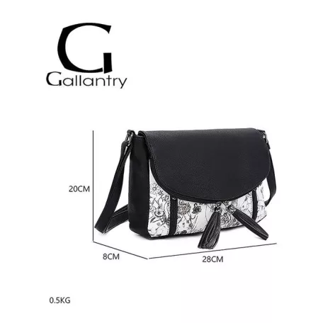Parisbags női válltáska - HJ-6721-4-Fekete 