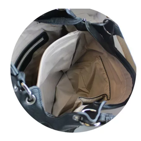 Parisbags női kézitáska - L348 Black 