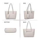 Parisbags női válltáska - M-9401-Bezs 