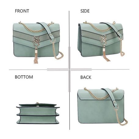 Parisbags női válltáska - R-1519-2-Zold 