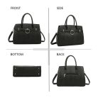 Parisbags női válltáska - R-1684_A-Fekete 