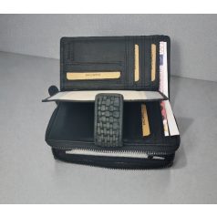 Pénztárcák női pénztárca - p1217-feketefon 