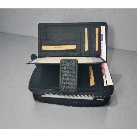 Pénztárcák női pénztárca - p1217-feketefon 
