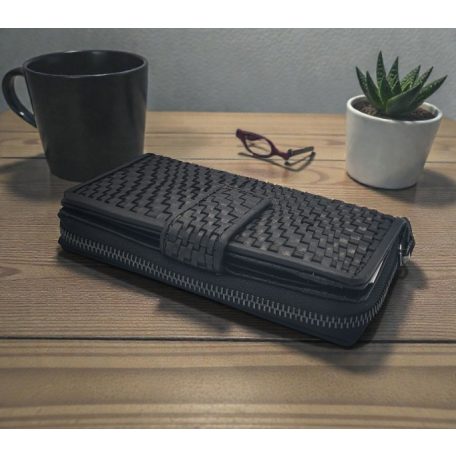 Pénztárcák női pénztárca - p1217-feketefon 